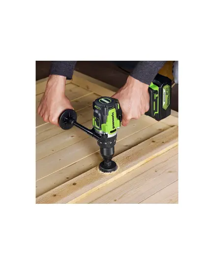 Акк. шуруповерт ударный GREENWORKS GD24DD140, 24 В, 140 Нм, 0-550/2100 об/мин, БЗП 13 мм, бесщеточный, без АКБ и ЗУ (3707607), изображение 14