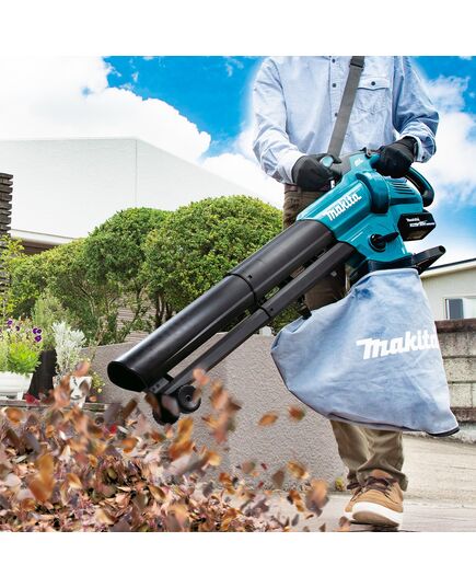 Акк. воздуходувное всасывающее устройство MAKITA DUB187Z, LXT BL 18В, 4,2 м³/мин, 64 м/с, мешок 25 л, XPT, без АКБ и ЗУ, изображение 8