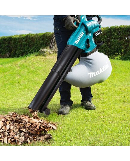 Акк. воздуходувное всасывающее устройство MAKITA DUB187Z, LXT BL 18В, 4,2 м³/мин, 64 м/с, мешок 25 л, XPT, без АКБ и ЗУ, изображение 9