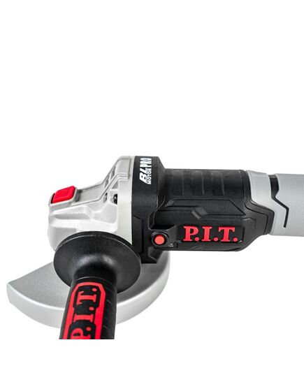 Акк. угловая шлиф. машина P.I.T. PWS20H-125A/1, OnePower, бесщет., 20 В, 1*4 Ач, 125 мм, 7000 об/мин, ЗУ 3А, кейс, изображение 4