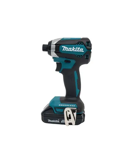 Акк. винтоверт ударный MAKITA DTD153SY, LXT 18В BL, XPT , 1/4"", 170 Нм, 1x1,5 Ач, з/у, кейс, изображение 2