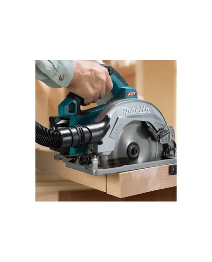Акк. пила дисковая MAKITA HS004GZ, XGT BL 40В, 185/190 мм, 20 мм, рез 66/68.5 мм, эл. тормоз, XPT, AWS, без АКБ и ЗУ, изображение 16