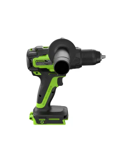 Акк. шуруповерт ударный GREENWORKS GD24DD140, 24 В, 140 Нм, 0-550/2100 об/мин, БЗП 13 мм, бесщеточный, без АКБ и ЗУ (3707607), изображение 3