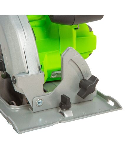 Акк. пила дисковая GREENWORKS GD24CS, б/щет, 185х20 мм, 4500 об/мин, рез 63 мм, 5 Ач, ЗУ, коробка (1500907CUG), изображение 6