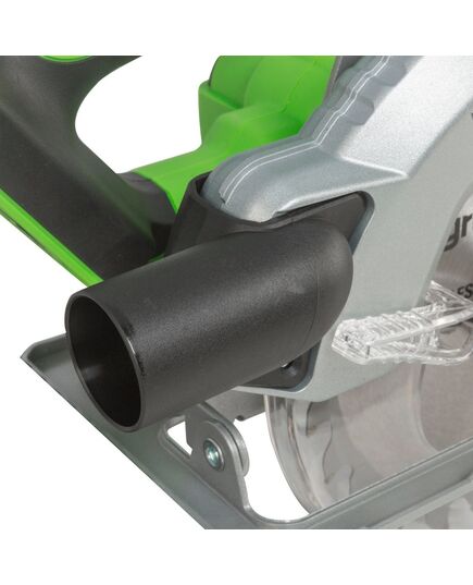 Акк. пила дисковая GREENWORKS GD24CS, б/щет, 185х20 мм, 4500 об/мин, рез 63 мм, 5 Ач, ЗУ, коробка (1500907CUG), изображение 8