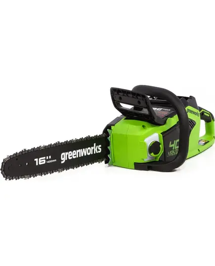 Акк. пила цепная GREENWORKS GD40CS18, 40V, 40 см, бесщеточная, 1.8 кВт, АКБ 4 Ач, ЗУ, изображение 4