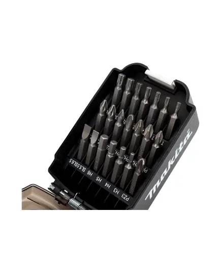 Набор бит MAKITA 21 шт (в корпусе аккумулятора) (B-68323), изображение 3