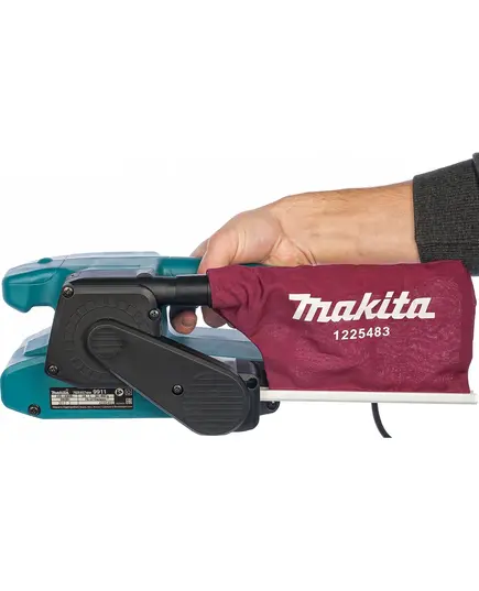Ленточная шлиф.машина MAKITA 9911, 650 Вт, 76х457 мм, 75-270 м/мин, 2.6 кг, изображение 12