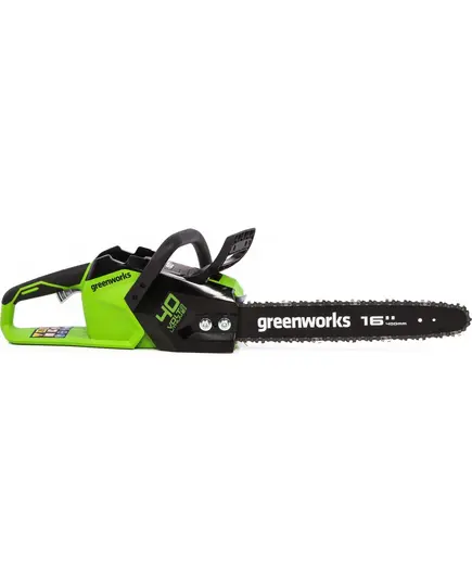 Акк. пила цепная GREENWORKS GD40CS18, 40V, 40 см, бесщеточная, 1.8 кВт, АКБ 4 Ач, ЗУ, изображение 3