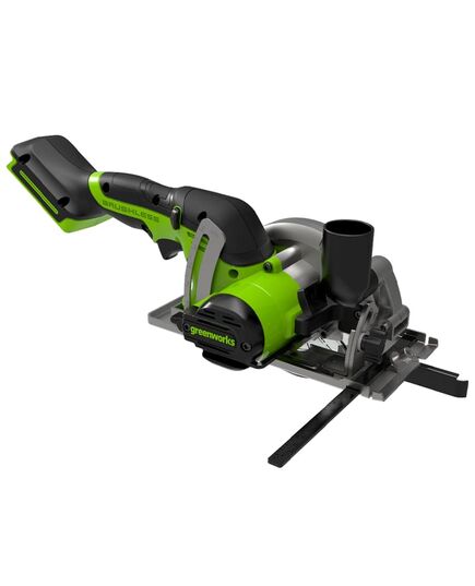 Акк. мини-пила дисковая GREENWORKS G24MCS, 24V, бесщеточная, 6500 об/мин, диск 120/9.5 мм, пропил 39 мм, без АКБ и ЗУ (1501207), изображение 6