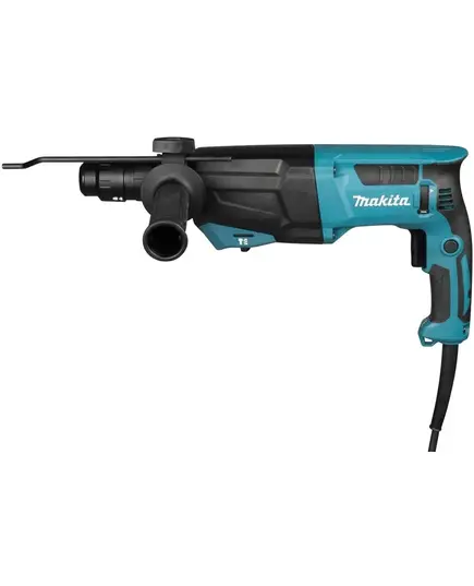 Перфоратор MAKITA HR2670FT, 800 Вт, 26 мм, 3 реж, 3.0 Дж, 0-4500 уд/м, 3.1 кг, кейс, б/зажимной патрон, изображение 4
