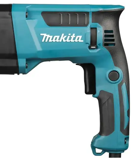 Перфоратор MAKITA HR2670FT, 800 Вт, 26 мм, 3 реж, 3.0 Дж, 0-4500 уд/м, 3.1 кг, кейс, б/зажимной патрон, изображение 9