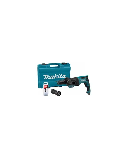 Перфоратор MAKITA HR2670FT, 800 Вт, 26 мм, 3 реж, 3.0 Дж, 0-4500 уд/м, 3.1 кг, кейс, б/зажимной патрон, изображение 14