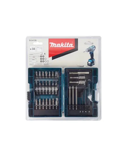 Набор насадок MAKITA 38 шт. (B-54106), изображение 6