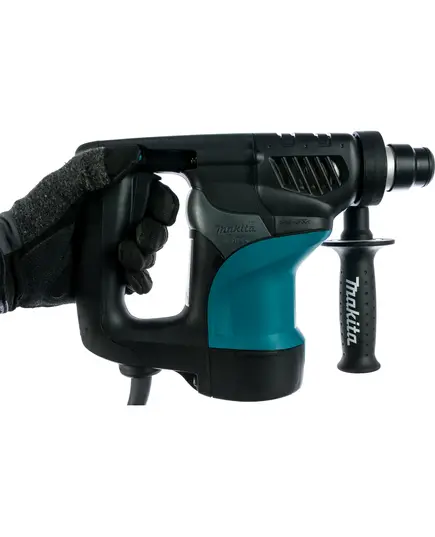 Перфоратор MAKITA HR 2800, 800 Вт, 2.9Дж, SDS+, 0-4500 уд/мин, 0-1100 об/мин, 28 мм, 3.2 кг, кейс пласт., изображение 8