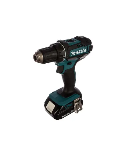 Акк. шуруповерт MAKITA DDF482SYE, 18 В, 2x1.5 Ач, Li-ion, БЗП-13 мм, 0-600\1900 об\м, 62\36 Нм, 1.5 кг, чем., XPT, изображение 4