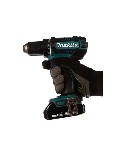 Акк. шуруповерт MAKITA DDF482SYE, 18 В, 2x1.5 Ач, Li-ion, БЗП-13 мм, 0-600\1900 об\м, 62\36 Нм, 1.5 кг, чем., XPT, изображение 12