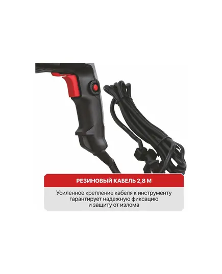 Перфоратор P.I.T. PBH26-C6, 1000 Вт, 3-х реж., 3,2 Дж, SDS+, пласт. кейс, бур 26 мм, изображение 4