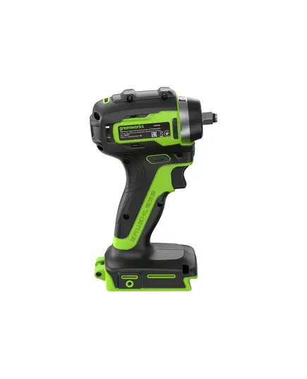 Акк. гайковерт ударный GREENWORKS G24IW200, 24 В 200 Нм, бесщеточный, 3/8", без АКБ и ЗУ, изображение 3