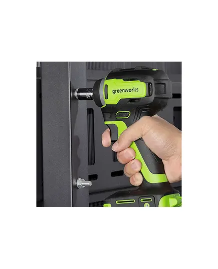 Акк. гайковерт ударный GREENWORKS G24IW200, 24 В 200 Нм, бесщеточный, 3/8", без АКБ и ЗУ, изображение 6