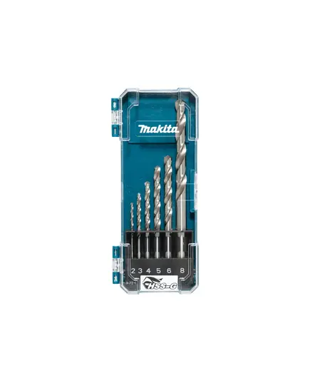 Набор сверл по металлу MAKITA HSS-G 6 шт. (2,3,4,5,6,8 мм) (D-75742), изображение 2