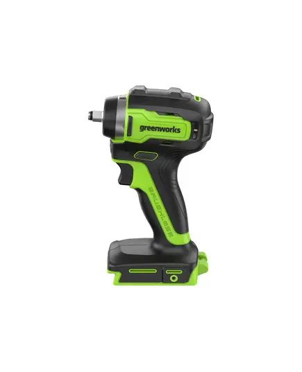 Акк. гайковерт ударный GREENWORKS G24IW200, 24 В 200 Нм, бесщеточный, 3/8", без АКБ и ЗУ, изображение 2