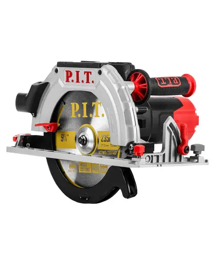 Пила дисковая P.I.T. PKS235-C, 2.2 кВт, 4500 об/мин, диск 235х30 мм, пропил 53/78 мм, 45°, изображение 2