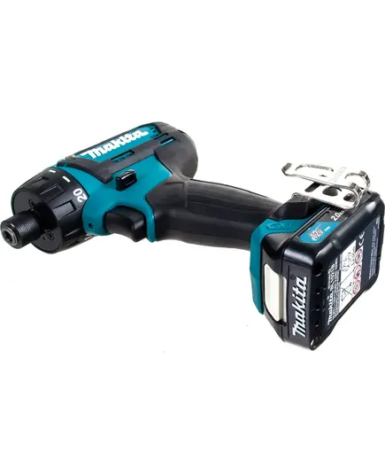 Акк. дрель-шуруповёрт MAKITA DF033DWAE, CXT 12В max, 1/4", 30/14 Нм, 2х2.0 Ач, з/у, изображение 6