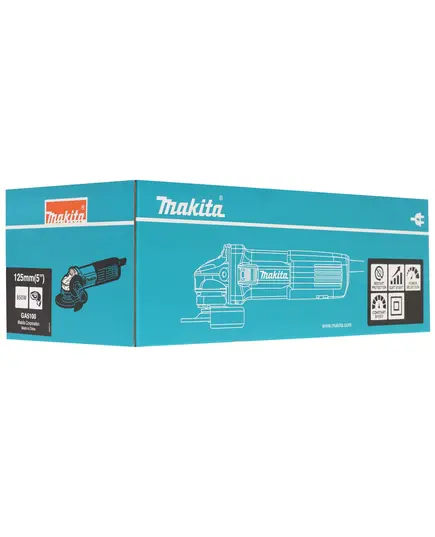 Угловая шлиф.машина MAKITA GA5100, 125 мм, 850 Вт, 2800-11 000 об/мин, изображение 7