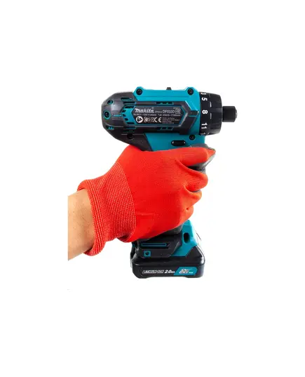 Акк. дрель-шуруповёрт MAKITA DF033DWAE, CXT 12В max, 1/4", 30/14 Нм, 2х2.0 Ач, з/у, изображение 8