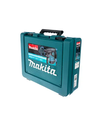 Перфоратор MAKITA HR 2811 FT, 800 Вт, 2.9 Дж, SDS+, 0-4500 уд/мин, 0-1100 об/мин, 28 мм, 3 кг, БЗП 13 мм, кейс пласт., изображение 4