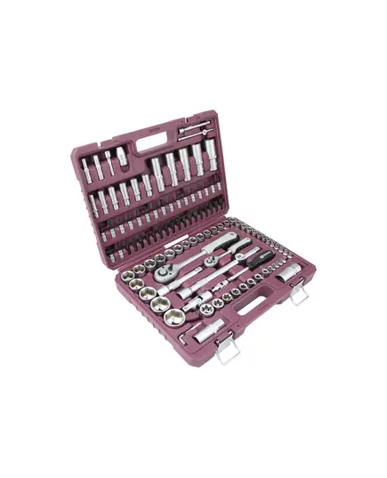 Набор инструмента THORVIK TS108, 1/4" 1/2" DR 108 предметов, изображение 3