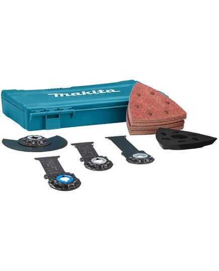 Набор MAKITA насадок для мультитула 35 шт.(TMA047, TMA045, TMA059, MAM001, абразив. бумага 30 шт., подошва), изображение 2