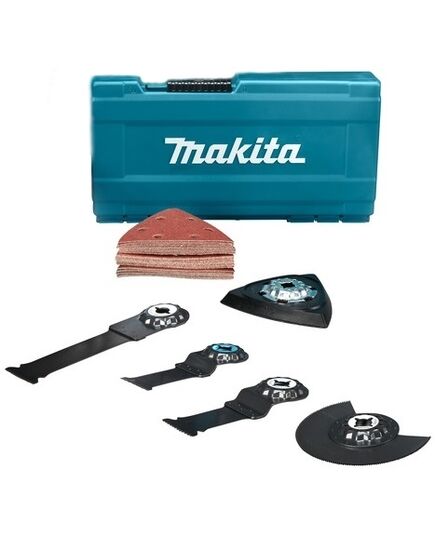 Набор MAKITA насадок для мультитула 35 шт.(TMA047, TMA045, TMA059, MAM001, абразив. бумага 30 шт., подошва), изображение 3