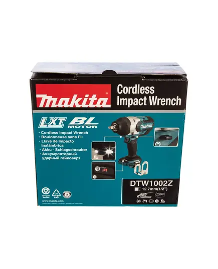 Акк. гайковерт ударный MAKITA DTW1002Z, без АКБ и и З/У, изображение 7