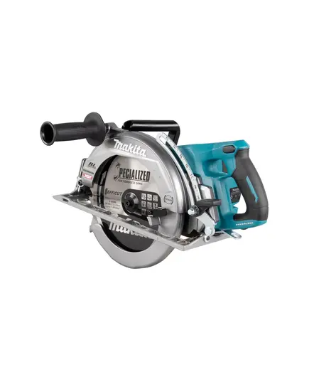 Акк. пила дисковая MAKITA RS002GZ, XGT BL 40В, 260 мм, 0-56 гр., 30 мм, макс рез 95 мм, эл. тормоз, плавный пуск, XPT, AWS, без АКБ и ЗУ, изображение 3