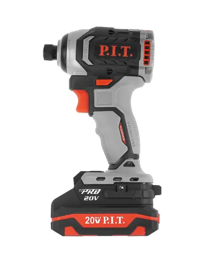 Акк. винтоверт ударный P.I.T. PSD20H-170A/1, 1*2 Ач, 20 В, 300 Нм, квадрат 1/4", кейс, изображение 2