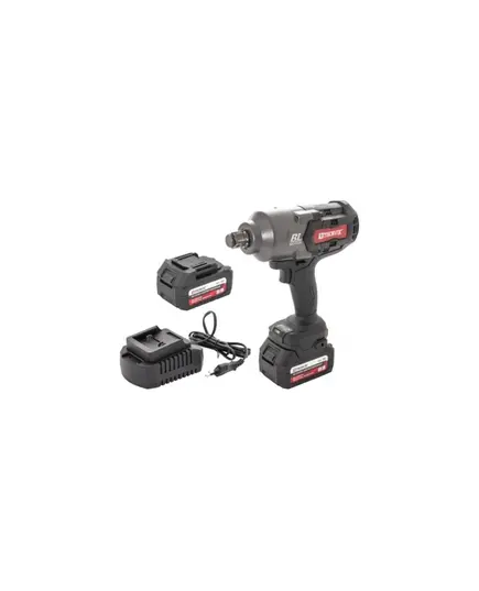 Акк. гайковерт ударный THORVIK BBIW121700, бесщёточный, 1/2" DR, 21 В, 1700 Нм, 0-900/0-1200/0-1800 об/мин, 2 аккум 4,0 Ач +ЗУ, кейс, изображение 2