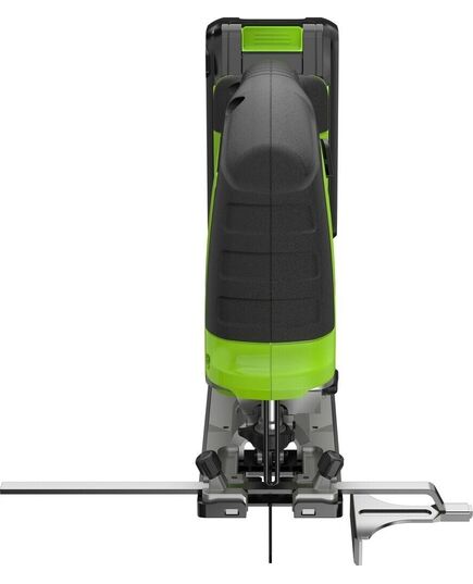 Акк. лобзик GREENWORKS GD24JS120, б/щет, 120 мм, 0-3500 об/мин, 4-ст. маятник, LED, 1х2 Ач, ЗУ, кор. (3601407CUA), изображение 4