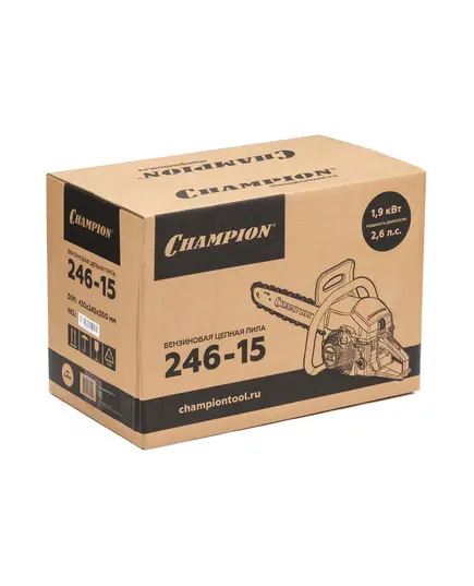 Бензопила CHAMPION 246-15 (1.9 кВт, 15"), изображение 9
