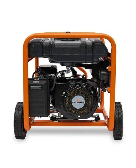 Электростанция бенз. VILLARTEC GG3400W, номинал 2.6 кВт, максимал 3,0 кВт, 12В, две евророзетки 16 A, изображение 4