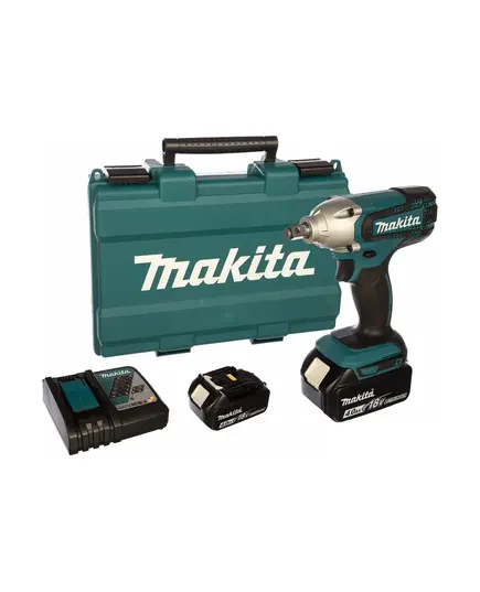 Акк. гайковерт ударный MAKITA DTW190RME, 18 В, 190 Нм, 1/2", 1.4 кг, 2х4 Ач, кейс, изображение 8