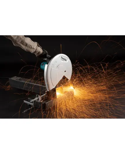 Пила монтажная MAKITA M2402B, 2200 Вт, 3900 об/мин, 355х25.4 мм, цепной тип хранения, изображение 10