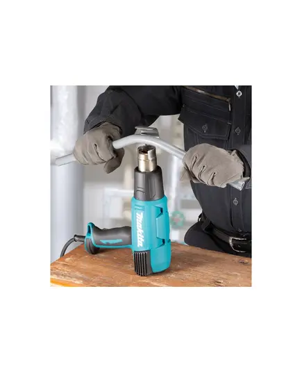 Термопистолет MAKITA HG6530VK, 2000 Вт, 280-550 л\м, 50\650 грС, чем., 4 насадки, 0.6 кг, изображение 6
