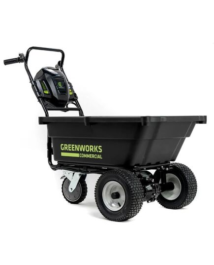 Акк. тележка GREENWORKS 82GC, 82V, 106 л, 100 кг, 4.2 км/ч, самоходная, без АКБ и ЗУ, изображение 3