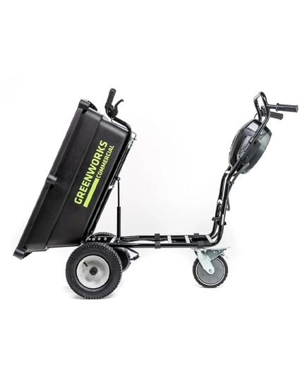 Акк. тележка GREENWORKS 82GC, 82V, 106 л, 100 кг, 4.2 км/ч, самоходная, без АКБ и ЗУ, изображение 6