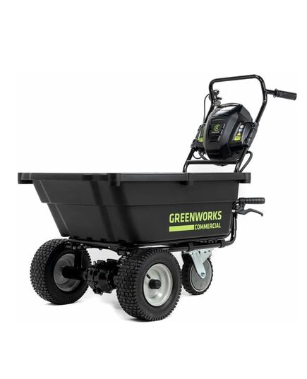 Акк. тележка GREENWORKS 82GC, 82V, 106 л, 100 кг, 4.2 км/ч, самоходная, без АКБ и ЗУ, изображение 2