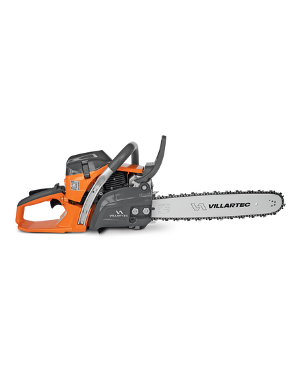 Бензопила VILLARTEC SB572 16" (40 см), 325", 1.5 мм, 66 зв, 54,5 см3, 2.6 кВт/3.5 л.с., 2-ая система фильтрации, облег. запуск, картер - алюм., изображение 2
