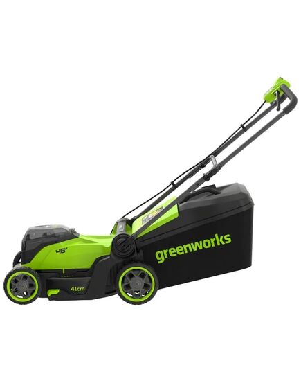 Акк. газонокосилка GREENWORKS GD24X2LM411, 2х24В, 41 см, бесщеточная, без АКБ и ЗУ (2520907), изображение 2
