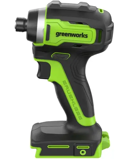 Акк. винтоверт ударный GREENWORKS ID3170, 24В, б/щет, 0-3200 об/мин, 4000 уд/мин, HEX 1/4, 170 Нм, без АКБ и ЗУ (3804907), изображение 5